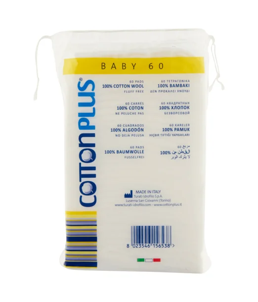 CottonPlus Baby 60 carrés Extra Large 100% Coton 2