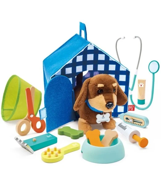Hape Little Veterinarian Kit — veterinary clinic puppy care, from 3 years
