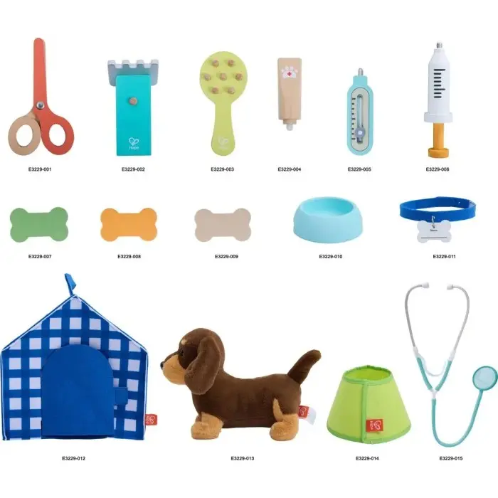 Hape Kit du Petit Vétérinaire - Clinique vétérinaire soins chiot 3ans+ dans Jeux éducatifs chez Baby And Mom Maroc