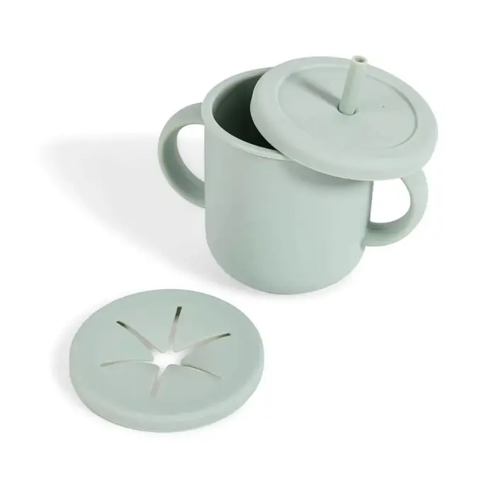 Eurekakids Coffret de Repas en Silicone 7 Pièces - Mint dans Vaisselle bébé chez Baby And Mom Maroc