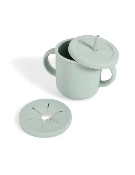 Eurekakids Coffret de Repas en Silicone 7 Pièces - Mint dans Vaisselle bébé chez Baby And Mom Maroc