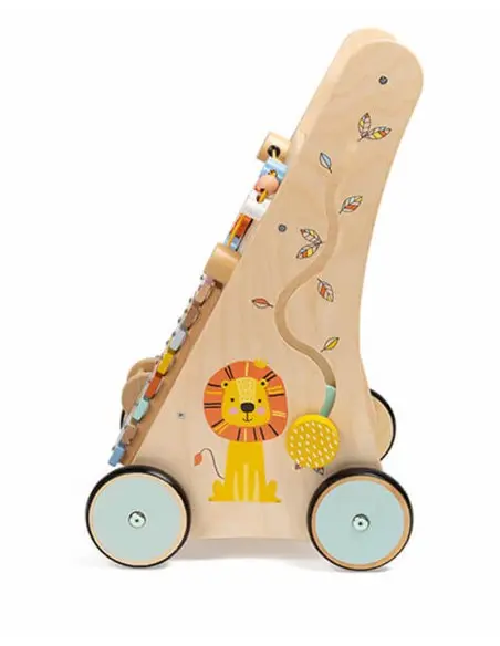 Eurekakids wooden baby walker Jungle from 12 months — photo 3