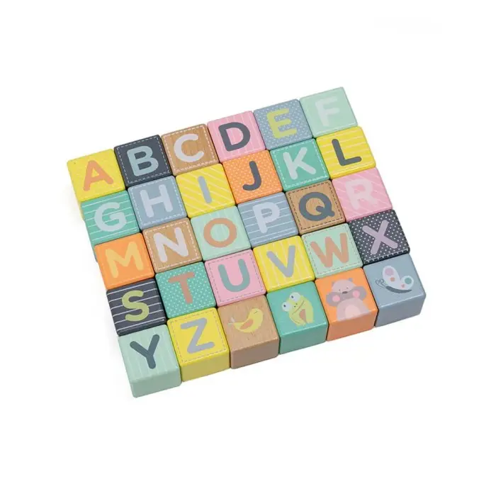 Eurekakids Trotteur en bois avec blocs 18mois+ dans Trotteur & Youpala chez Baby And Mom Maroc