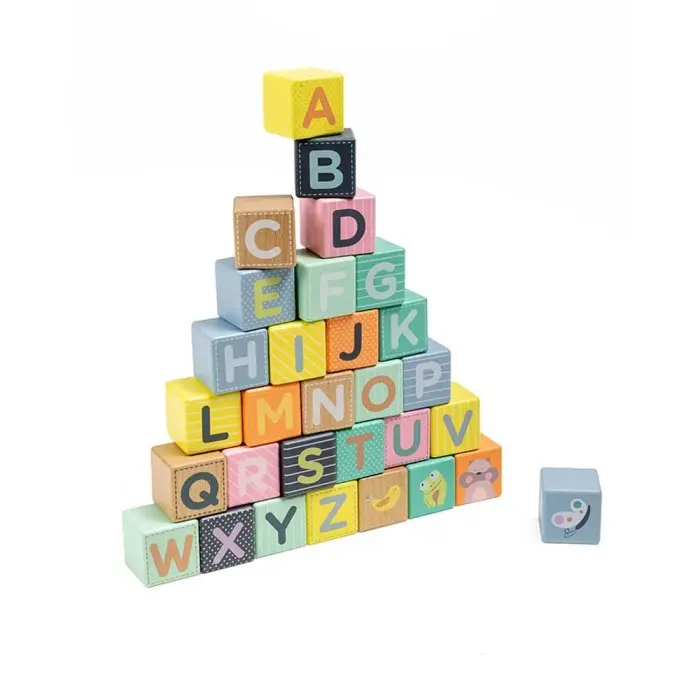 Eurekakids Trotteur en bois avec blocs 18mois+ dans Trotteur & Youpala chez Baby And Mom Maroc