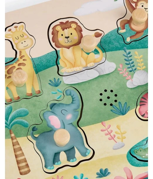 Eurekakids musical puzzle 12 months+ Savannah 2