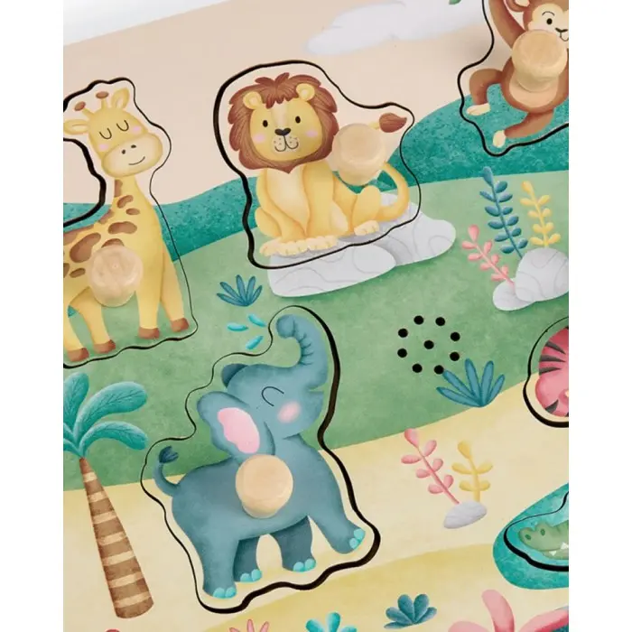 Eurekakids Puzzle Musical 12mois+ Savane dans Puzzle chez Baby And Mom Maroc