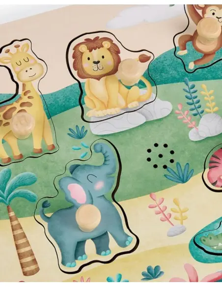 Eurekakids Puzzle Musical 12mois+ Savane dans Puzzle chez Baby And Mom Maroc