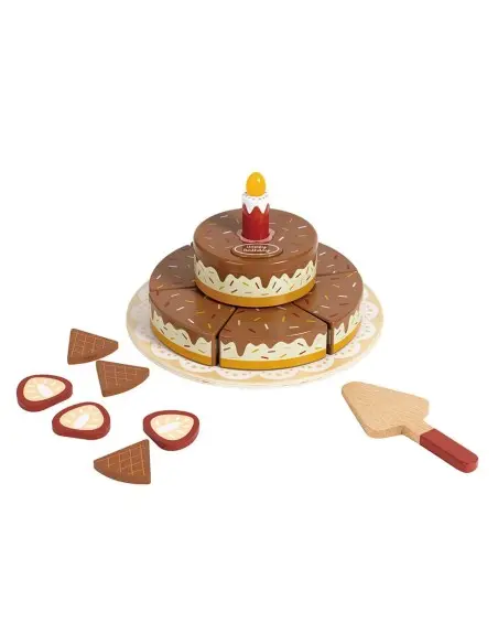 Eurekakids wooden birthday cake from 3 years