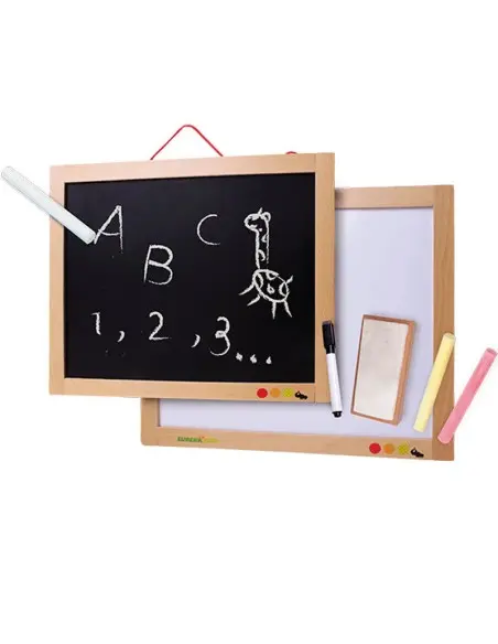 Eurekakids Ardoise en bois 3en1 3ans+ dans Jeux éducatifs chez Baby And Mom Maroc