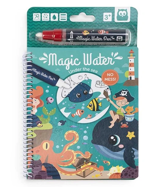 Eurekakids water-reveal colouring book 3 years+ — Sea