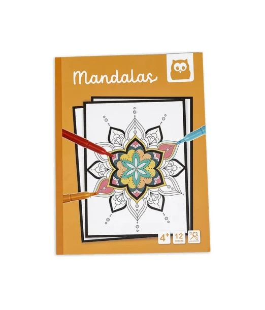 Eurekakids Mandalas colouring book 4 years+