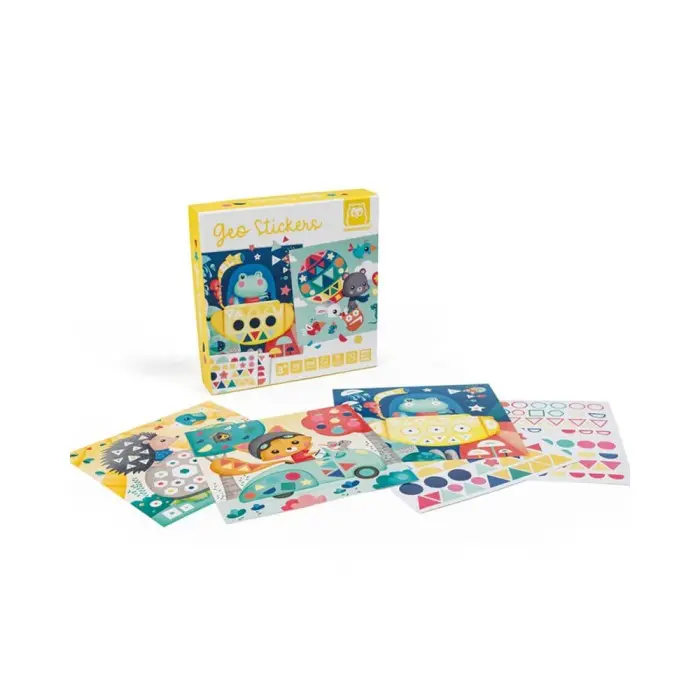 Eurekakids Kit Geo Stickers Gommettes 3ans+ dans 3 - 5 ans chez Baby And Mom Maroc