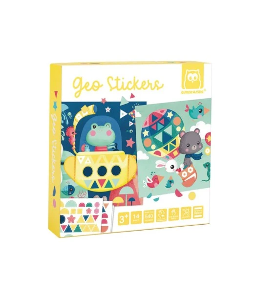 Eurekakids Geo stickers kit 3 years+