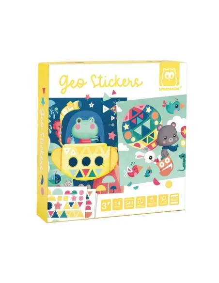 Eurekakids Kit Geo Stickers Gommettes 3ans+ dans 3 - 5 ans chez Baby And Mom Maroc