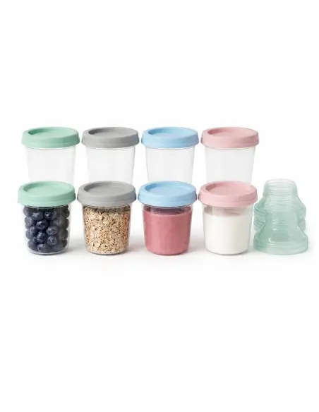 Mammia Pack de 8 Pots de Conservation pour Lait Maternel et