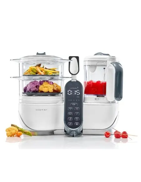Babymoov Nutribaby (+) multifunction steam cooker white + 15 reusable pouches — photo 3