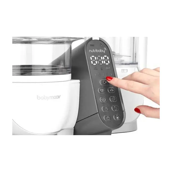 Babymoov Nutribaby (+) Robot Cuiseur Multifonctions Blanc + 15