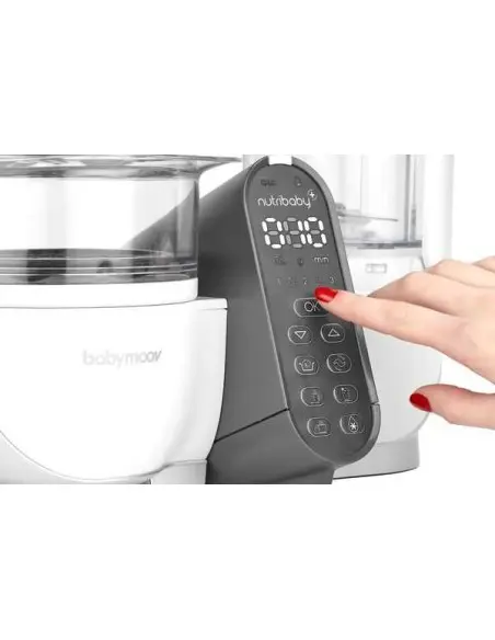 Babymoov Nutribaby (+) multifunction steam cooker white + 15 reusable pouches — photo 10