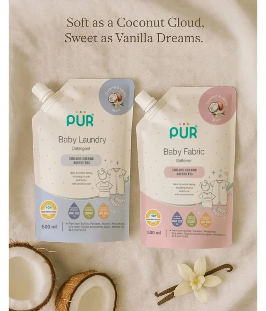 Pür baby laundry detergent — gentle, stain-removing, 500 ml 2