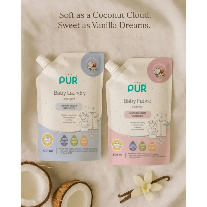 Pür Détergent Lessive spécial Bébé – Lessive Douce et anti-Tâches 500ml dans Détergent Lessive Bébé chez Baby And Mom Maroc