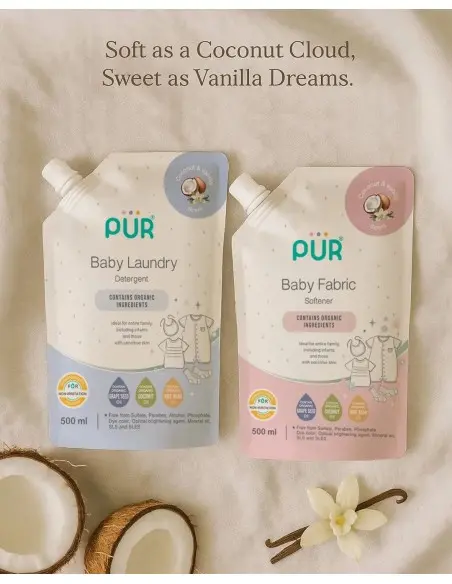 Pür Détergent Lessive spécial Bébé – Lessive Douce et anti-Tâches 500ml dans Détergent Lessive Bébé chez Baby And Mom Maroc