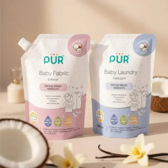 Pür Détergent Lessive spécial Bébé – Lessive Douce et anti-Tâches 500ml dans Détergent Lessive Bébé chez Baby And Mom Maroc