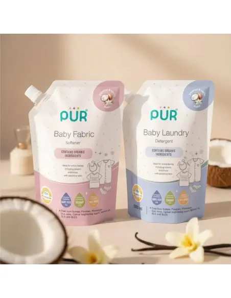 Pür Détergent Lessive spécial Bébé – Lessive Douce et anti-Tâches 500ml dans Détergent Lessive Bébé chez Baby And Mom Maroc