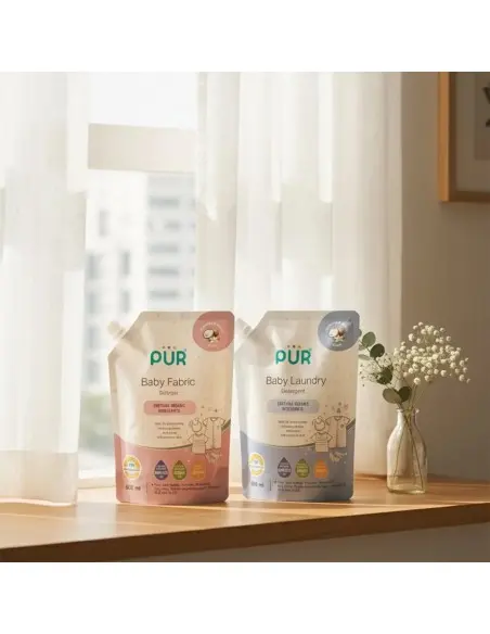 Pür Détergent Lessive spécial Bébé – Lessive Douce et anti-Tâches 500ml dans Détergent Lessive Bébé chez Baby And Mom Maroc