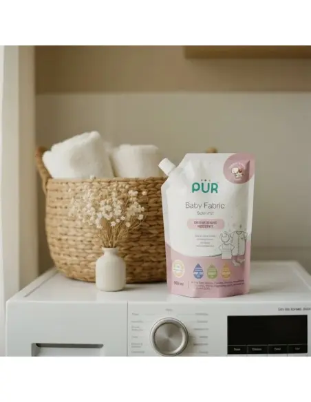 Pür Adoucissant pour Linge bébé 500 ml dans Détergent Lessive Bébé chez Baby And Mom Maroc