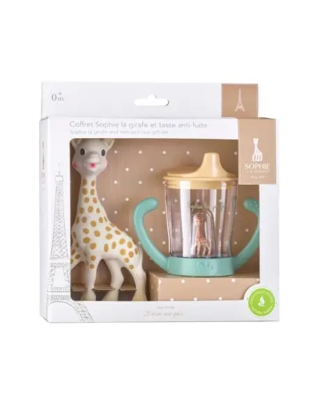 Sophie la Girafe gift set and spill-proof cup