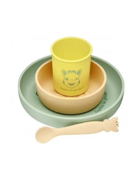 Sophie la Girafe Set Repas 100% Silicone 6mois+ dans Vaisselle bébé chez Baby And Mom Maroc