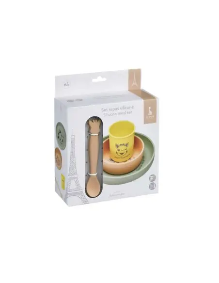 Sophie la Girafe Set Repas 100% Silicone 6mois+ dans Vaisselle bébé chez Baby And Mom Maroc