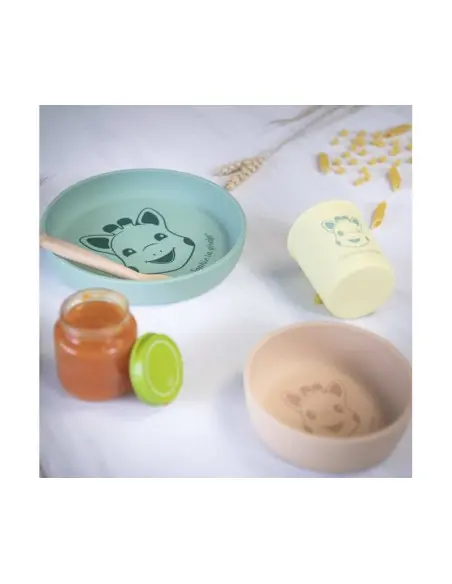 Sophie la Girafe Set Repas 100% Silicone 6mois+ dans Vaisselle bébé chez Baby And Mom Maroc
