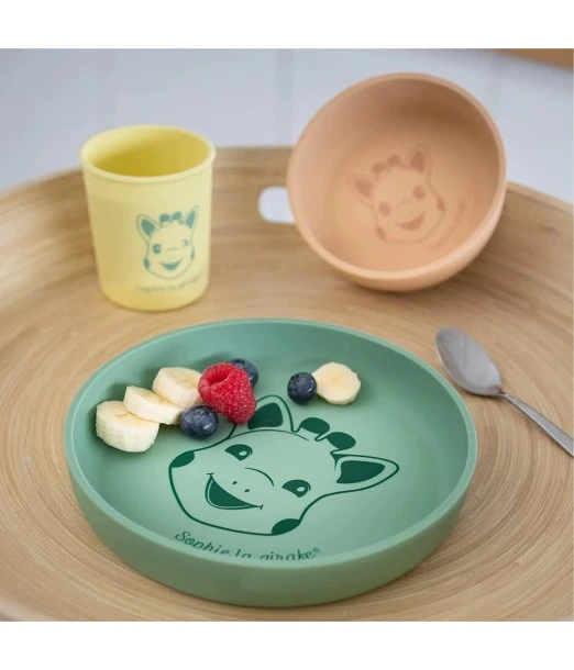 Sophie la Girafe meal set 100% silicone from 6 months 2