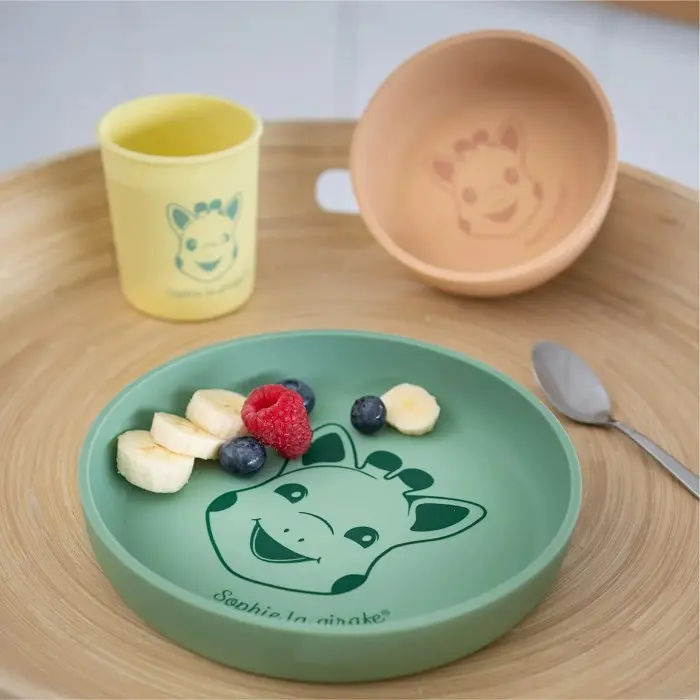 Sophie la Girafe Set Repas 100% Silicone 6mois+ dans Vaisselle bébé chez Baby And Mom Maroc