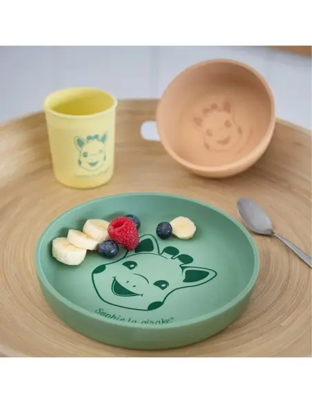 Sophie la Girafe Set Repas 100% Silicone 6mois+ dans Vaisselle bébé chez Baby And Mom Maroc