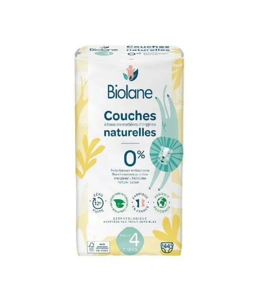Biolane Eco diapers Size 4 (7-18 kg) - 44 units