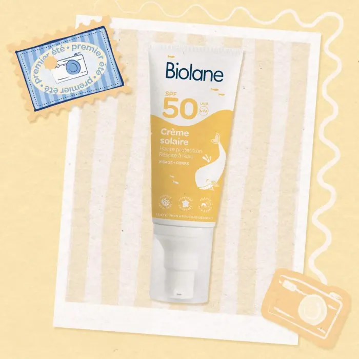 Biolane Crème solaire SPF50 Visage & Corps 50ml dans Crème Solaire chez Baby And Mom Maroc