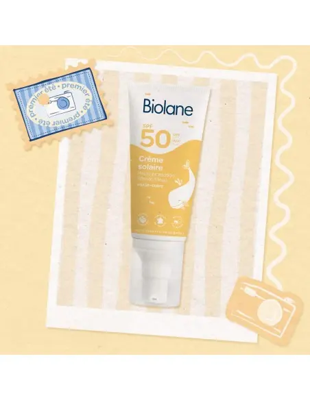 Biolane Crème solaire SPF50 Visage & Corps 50ml dans Crème Solaire chez Baby And Mom Maroc