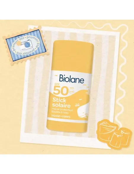 Biolane Stick Solaire SPF50 Visage & Corps dans Crème Solaire chez Baby And Mom Maroc