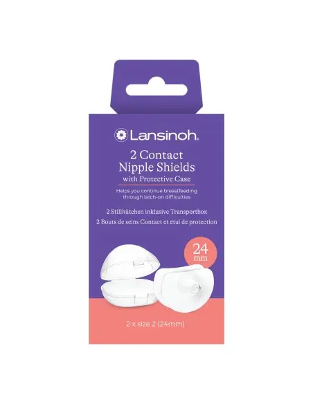 Lansinoh Bouts de sein contact (24mm) Taille 2 dans Accessoires d'allaitement chez Baby And Mom Maroc