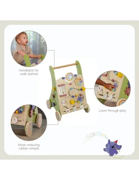 Tiny Love Chariot de marche, Trotteur en bois Born to Party 12m+ dans Trotteur & Youpala chez Baby And Mom Maroc
