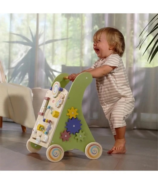 Tiny Love push walker, wooden walker Born to Party 12m+ 2