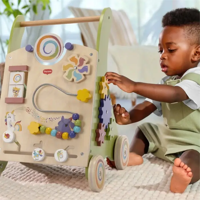 Tiny Love Chariot de marche, Trotteur en bois Born to Party 12m+ dans Trotteur & Youpala chez Baby And Mom Maroc
