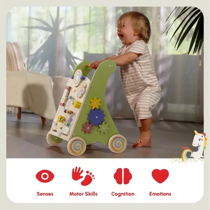 Tiny Love Chariot de marche, Trotteur en bois Born to Party 12m+ dans Trotteur & Youpala chez Baby And Mom Maroc