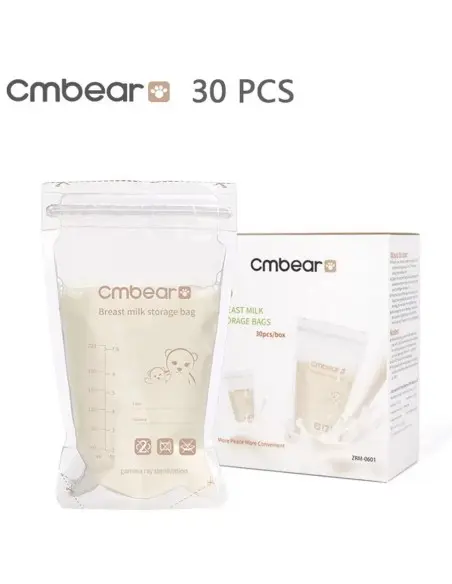 Breast milk storage bags 30 units 220 ml