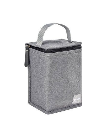 Pochette repas isotherme gris Béaba