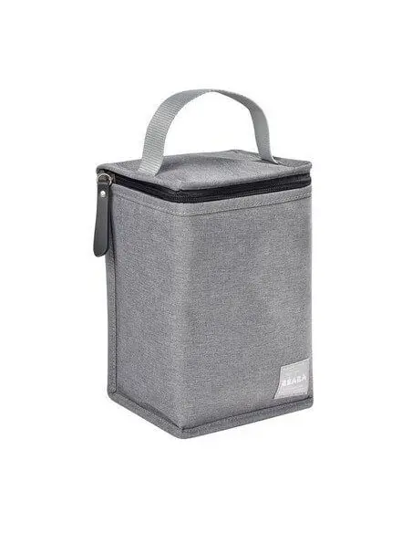 Pochette repas isotherme gris Béaba