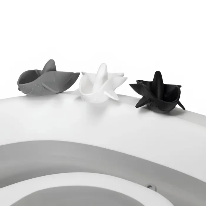 Baignoire Twistshake Pliable + Coussin + Rince cheveux + Jouets Gris ÉDITION LIMITÉE dans Baignoire chez Baby And Mom Maroc