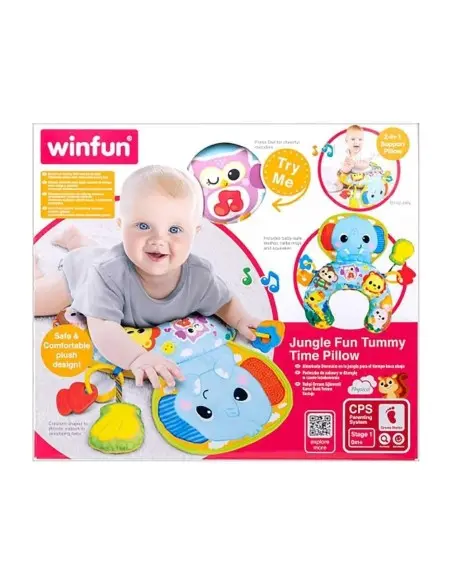 Winfun Coussin Animaux de la Jungle 0m+ dans Tapis d'éveil chez Baby And Mom Maroc